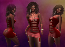 Mini Dress Lulu Red MAITREYA