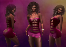 Mini Dress Lulu Purple MAITREYA