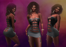 Mini Dress Lulu Grey MAITREYA