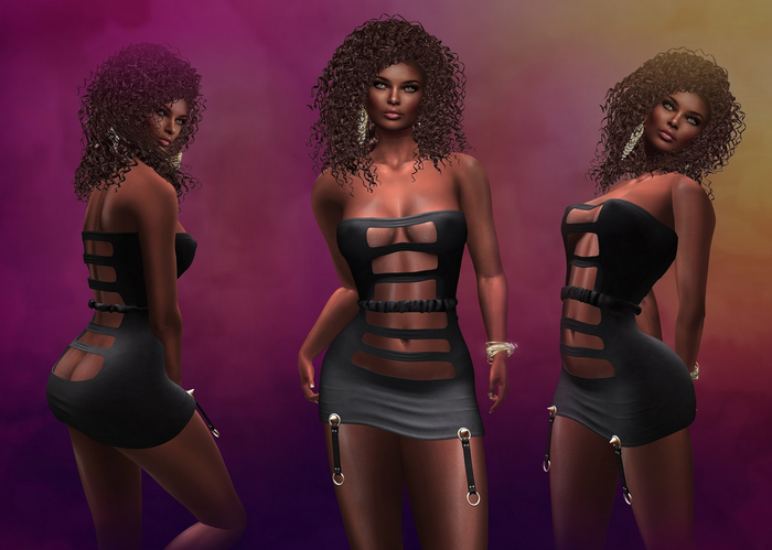 Mini Dress Lulu Black MAITREYA