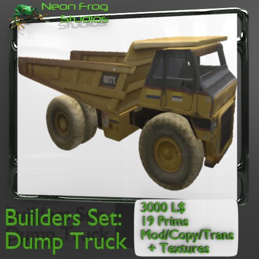 Sculpted Dump Truck Builders Set