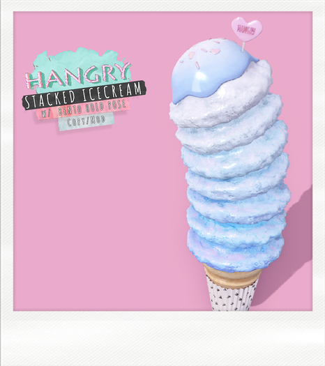 Hangry - Stacked Ice Cream - Blueberry