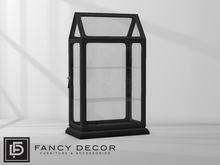 Fancy Decor: Display Cabinet (black)