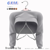 Gaia - Brooke Crop Top GREY