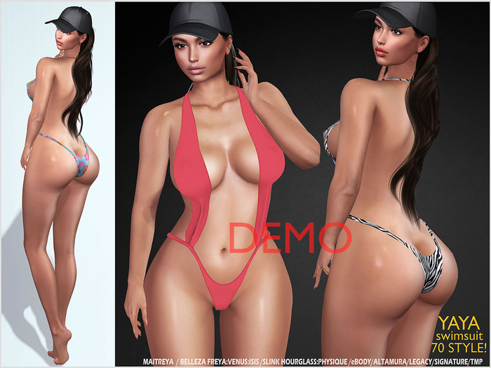 ★YAYA Swimsuit 70 Style!★DEMO★