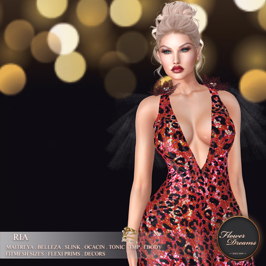 .:FlowerDreams:. Ria Gown - Coral