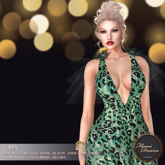 .:FlowerDreams:. Ria Gown - Emerald