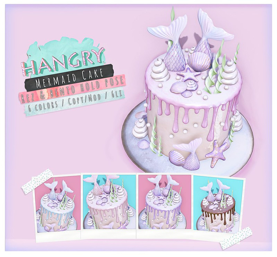 Hangry - Mermaid Cake - FATPACK