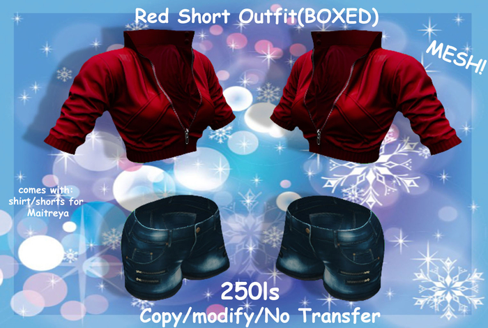 Red Short Outfit(BOXED)