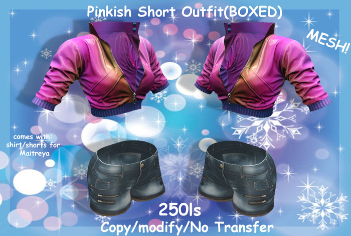 Pinkish Short Outfit(BOXED)