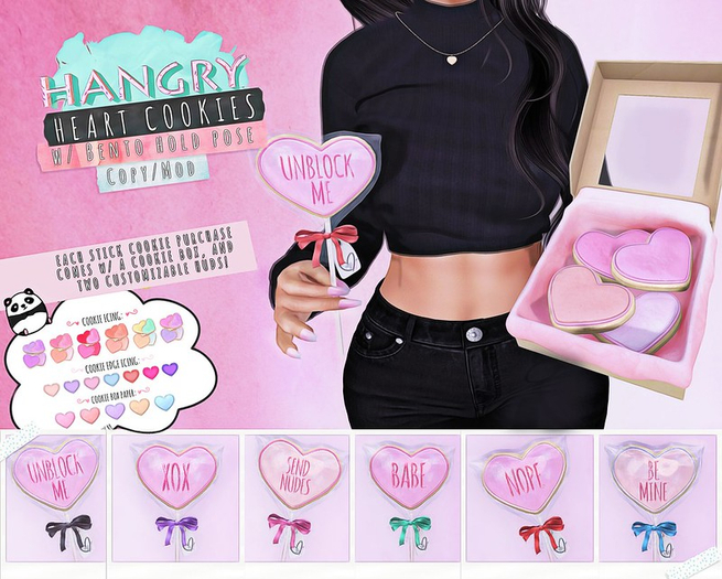 Hangry - Heart Cookies - XOX