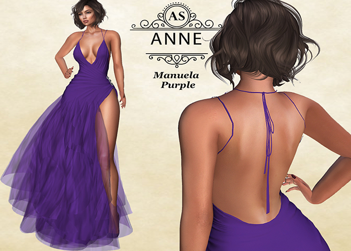 *AS* Manuela Gown Purple