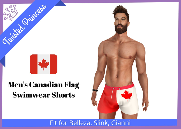 TP - Canadian Flag Swimwear Shorts 