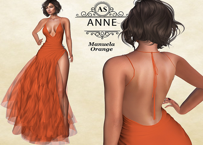*AS* Manuela Gown Orange