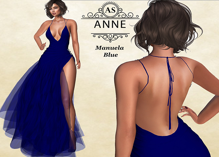 *AS* Manuela Gown Blue