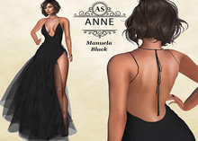 *AS* Manuela Gown Black