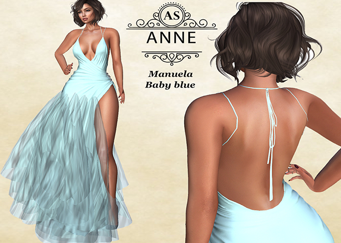 *AS* Manuela Gown Baby Blue