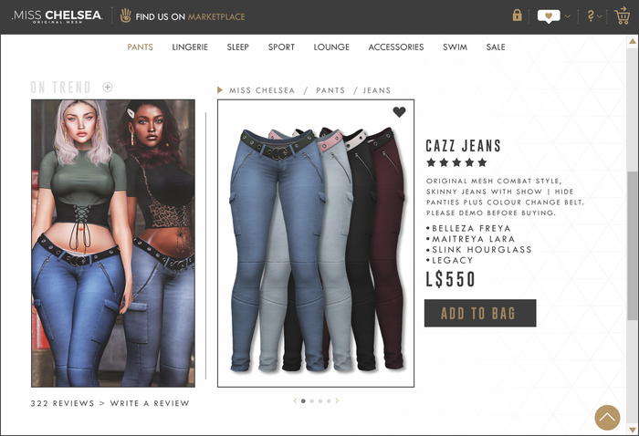 .miss chelsea. Cazz Jeans Colour Pack 1