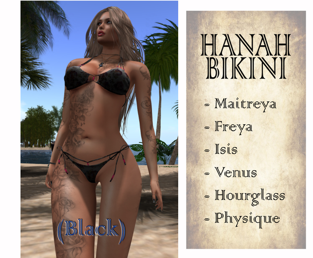HANAH Bikini Black (BOX) - ENIGMA*C.C.