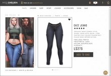 .miss chelsea. Cazz Jeans Dark Blue