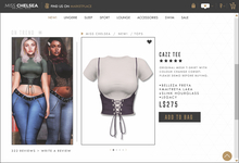 .miss chelsea. Cazz Tee White