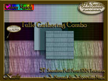 Tulle Gathering Combo Textures