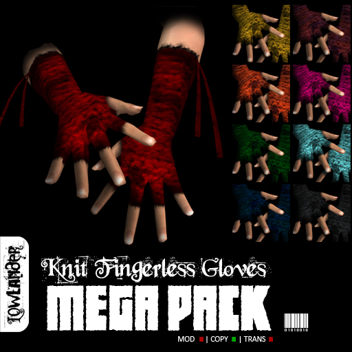 *Lowlander* Knit Fingerless Gloves MEGA PACK