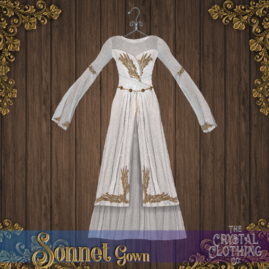[CC Co.] Sonnet - Gown - Snow