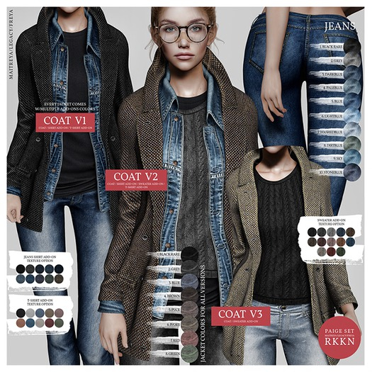 RKKN. Paige Coat V3 Red