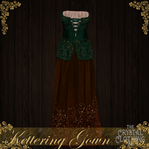 [CC Co.] Kettering - Gown - Chocolate Forest