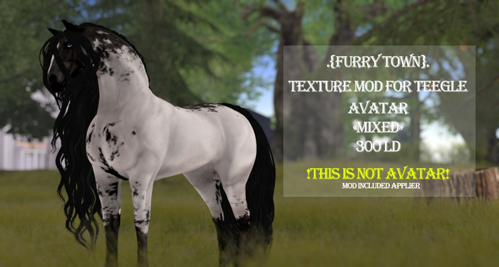 .{FT}. Skin for Teegle Horse "Mixed"