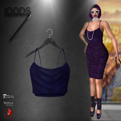LOODS7 Vieve Top blue (add)