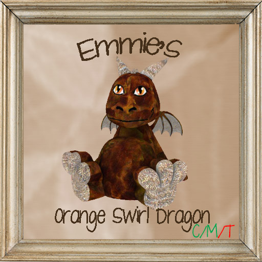 Orange Swirl Dragon (boxed)