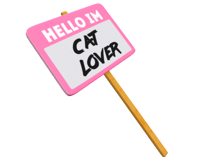 ninety- Hello i'm Cat Lover [ no copy ]
