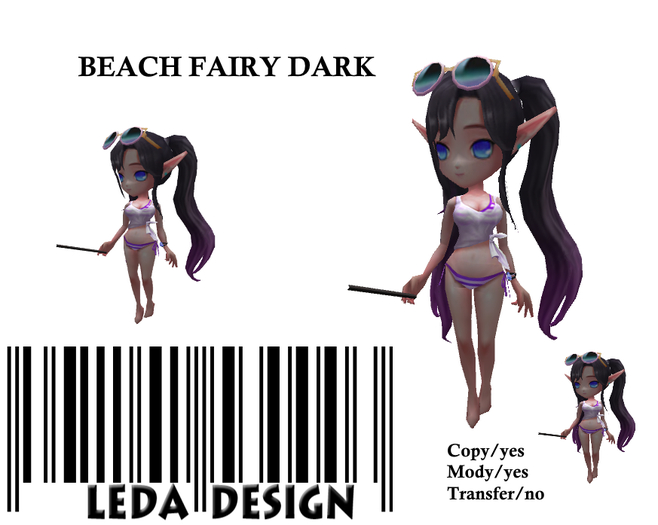 Fairy beach dark (box)