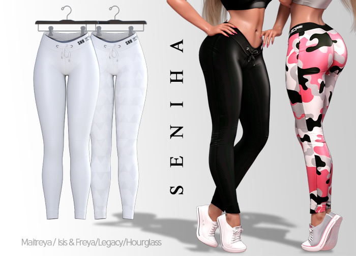 Seniha. Janen Pants // White
