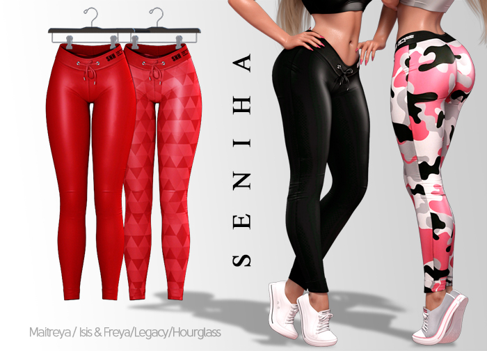 Seniha. Janen Pants // Red
