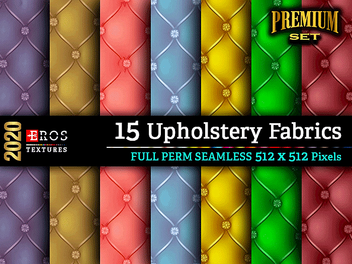 15 Upholstery Fabrics by {EROS Textures Lab}