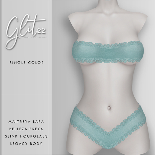 [Glitzz] Daria Lingerie - Turquoise