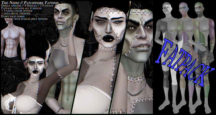 TheNoise// Patchwork Tattoos - Fatpack