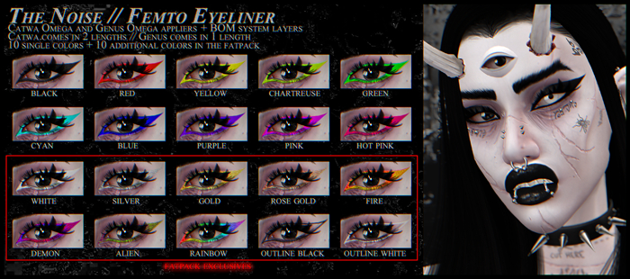 TheNoise// Femto Eyeliner / Fatpack