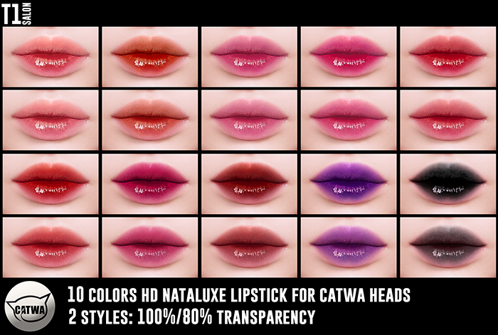 TOP1SALON - HD NATALUXE LIPSTICK (Catwa)