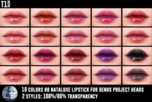 TOP1SALON - HD NATALUXE LIPSTICK (Genus)