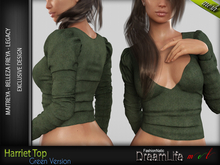 FashionNatic - Harriet Top Green - Maitreya Lara, Belleza - Freya, Legacy