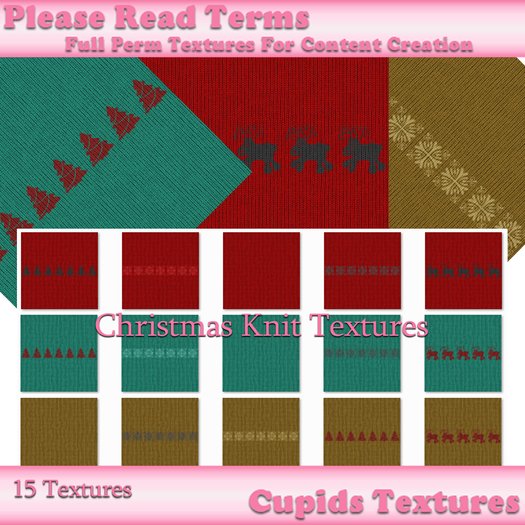 15 Christmas Knit Textures