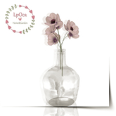 LpOca  Flower Vase{Rose}