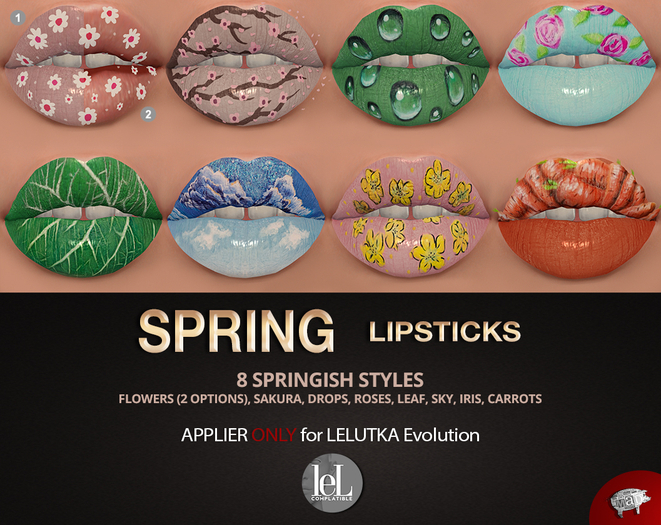 Mad' - Spring Lipsticks [LeL evolution Applier]