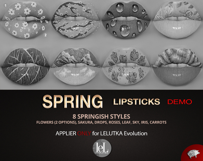 Mad' - Spring Lipsticks [DEMO] [LeL evolution APPLIER]