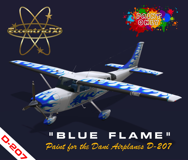 ~Exi~ Paint D-207 Blue Flame