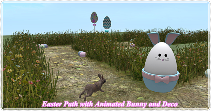**BB** Easter Path with Deco-Hopping Bunny and Bird Sounds